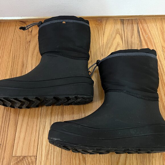 Bogs Kids' Snow Boots Snow Shell Size 5 Black - Picture 3 of 9